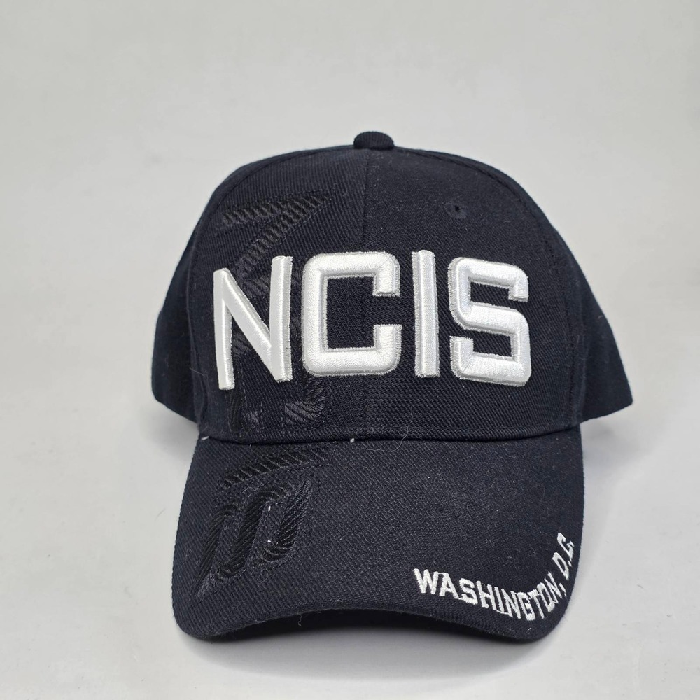 Old Glory NCIS Washington DC Baseball Cap Black Adjustable Hat TV Show Promo